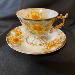 Vintage Ucagco Ceramics August Poppy